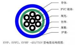 KVVP2 KVVRP控制電纜結構圖